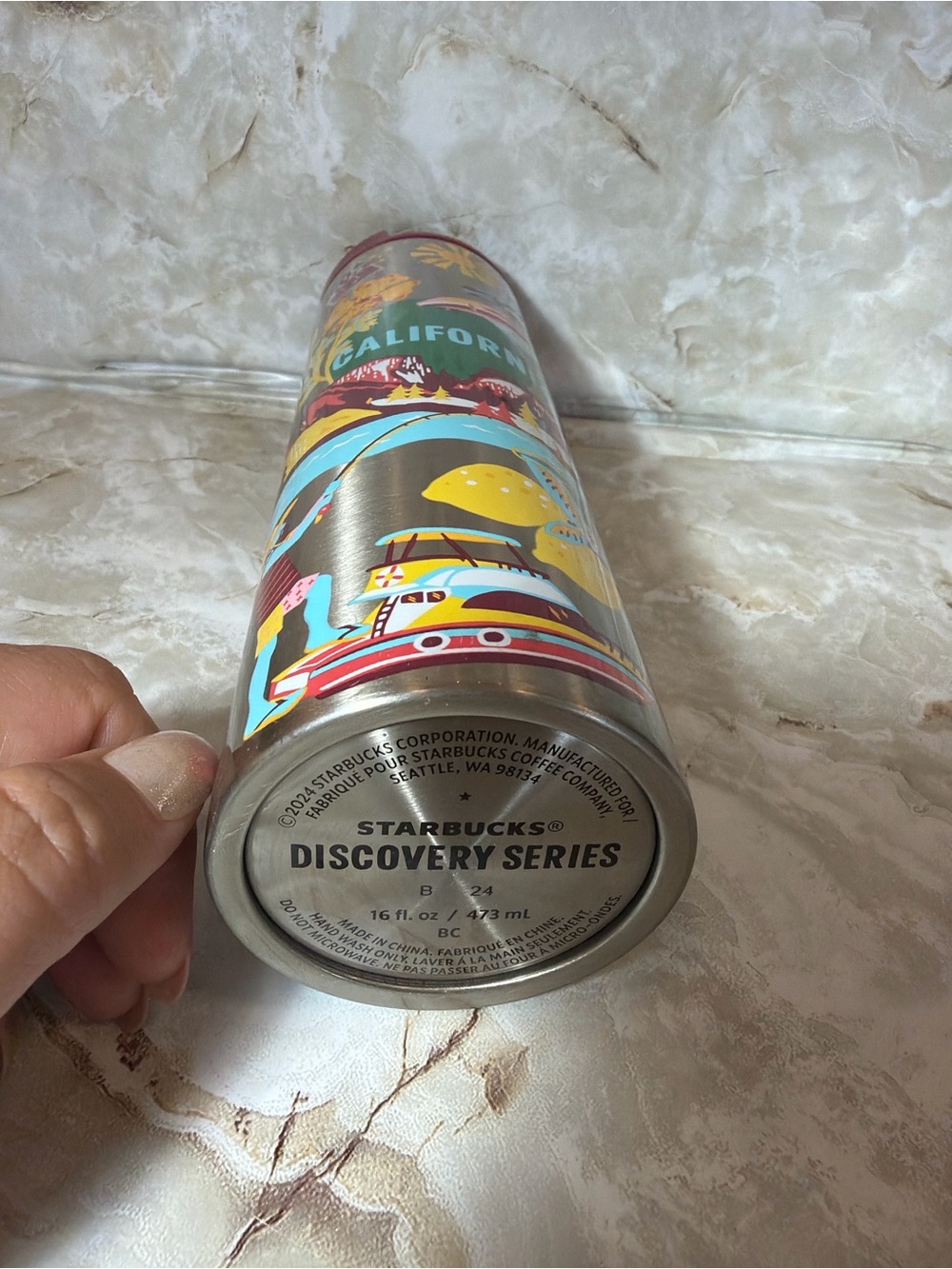 Starbucks Discovery Series California Stainless Steel Tumbler 16oz Travel Mug - Picture 4 of 6